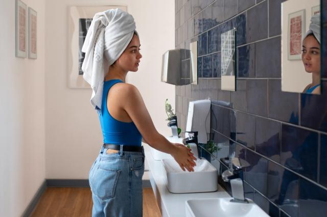 cloakroom sink and vanity unit